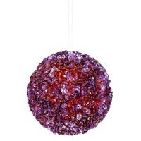 Vickerman 3.5" Lilac Sequin Ball Ornament