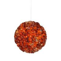 Vickerman 3.5" Orange Sequin Ball Ornament