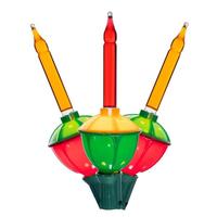 Vickerman Red/Green/Yellow Bubble Light (3 pack)