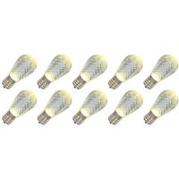 Vickerman .96 watt 120 volt S14 Medium Screw Base Warm White Faceted LED (10 pack)