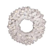 Vickerman 48" Artificial Crystal White Spruce 100 Frosted Warm White Italian LED Lights