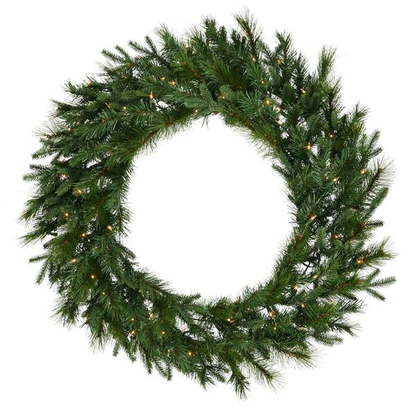60" Artificial Glacier Mixed Pine 200 Clear DuraLit Miniature Lights