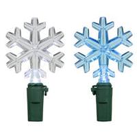 Vickerman 50 Light 25' Green Wire White & Blue LED Miniature String with 6" Spacing
