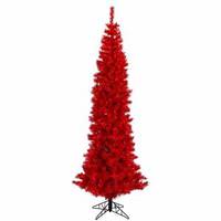 Vickerman 7.5' x 33" Red Pencil 350 Red Lights
