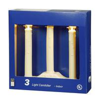 Vickerman C7 Clear 3 Light Ivory Candolier