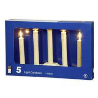 Vickerman C7 Clear 5 Light Ivory Candolier