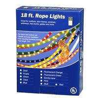 Vickerman 18' Multi-Color Incandescent Rope Light (Includes Accessories)