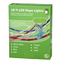 Vickerman 18' Multi-Color LED Rope Light (Includes Accessories)