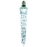 View 5" Cool White Falling Icicle LED C7 Icicle Bulb