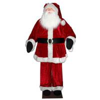 Vickerman 6' Red Velvet Standing or Sitting Life Size Santa