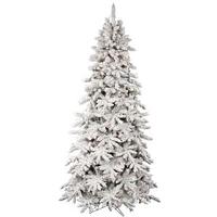 Vickerman 3.5' x 32" Artificial Flocked Olympia Fir 200 Multi-Color Lights