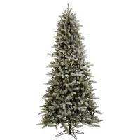 Vickerman 4.5' x 34" Artificial Frosted Frasier Fir 250 Clear Lights