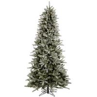 Vickerman 4.5' x 34" Artificial Frosted Frasier Fir 180 LED Warm White Lights