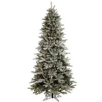 Vickerman 4.5' x 34" Artificial Frosted Frasier Fir 250 Multi-Color Lights