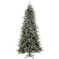 Vickerman 8.5' x 50" Artificial Frosted Frasier Fir 800 Italian LED Multi-Color Lights