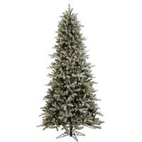 Vickerman 9.5' x 54" Artificial Frosted Frasier Fir 1,000 Clear Lights