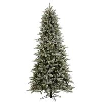 Vickerman 14' x 74" Artificial Frosted Frasier Fir 2,250 Clear DuraLit Miniature Lights