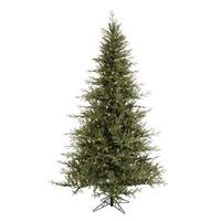 Vickerman 4.5' x 37" Artificial Castlerock Frasier Fir 135 LED Warm White Lights