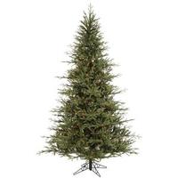 Vickerman 4.5' x 37" Artificial Castlerock Frasier Fir 200 Multi-Color Lights