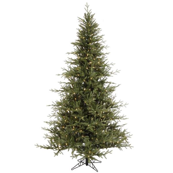 5.5' x 46" Artificial Castlerock Frasier Fir 300 Italian LED Warm White Lights