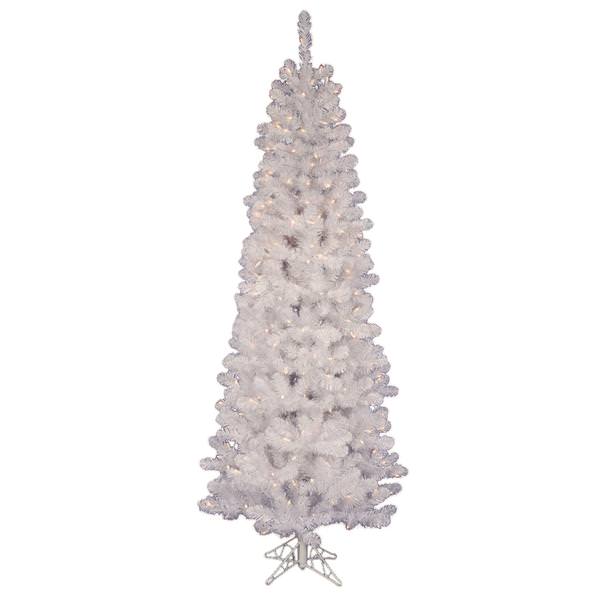 6.5' x 32" White Salem Pencil 250 Clear Lights