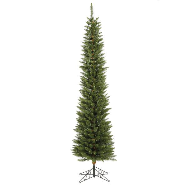 5.5' x 18" Artificial Durham Pole Pine 150 Multi-Color Lights