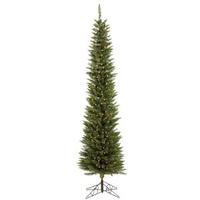 View 6.5' x 20" Artificial Durham Pole Pine 200 Italian LED Warm White Lights