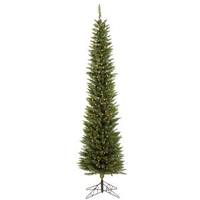 Vickerman 7.5' x 21" Artificial Durham Pole Pine 250 Italian LED Warm White Lights