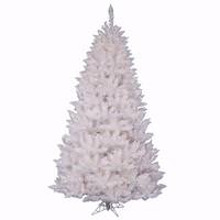 Vickerman 4.5' x 36" Crystal White Spruce 200 Italian LED Pure White Lights