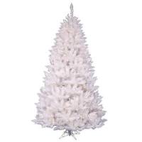 Vickerman 7.5' x 52" Crystal White Spruce 550 Italian LED Pure White Lights