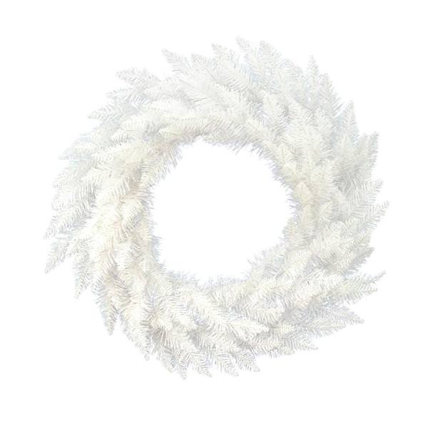 72" Artificial Sparkle White Spruce