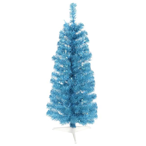10' x 46" Sky Blue Pencil 650 Blue Miniature Lights