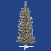 Vickerman 2' x 11" Champagne Pencil 35 Clear Miniature Lights