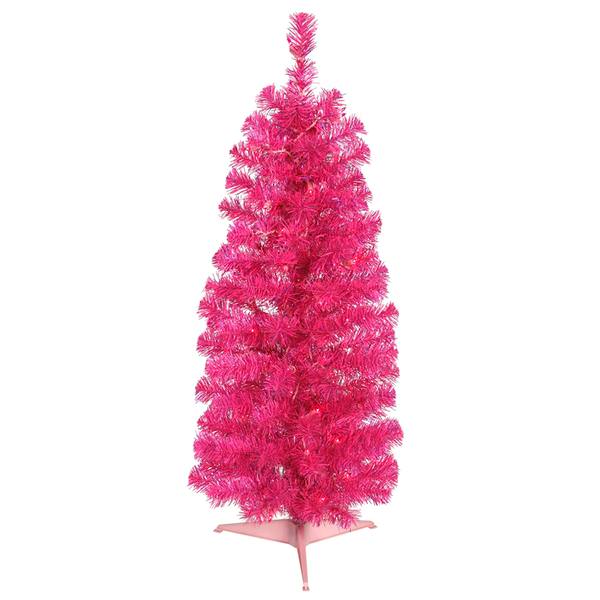 2' x 11" Pink Pencil 35 Pink Miniature Lights