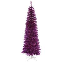 Vickerman 9' x 44" Purple Pencil 550 Purple Miniature Lights