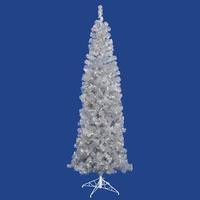 Vickerman 10' x 46" Silver Pencil 650 Clear Miniature Lights