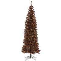 Vickerman 5.5' x 22" Mocha Pencil 250 Clear Lights