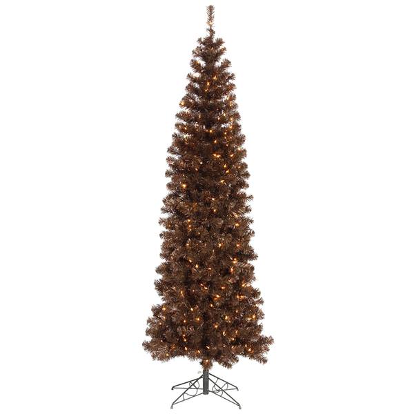 10' x 46" Mocha Pencil 650 Clear Miniature Lights