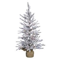 Vickerman 1.5' x 12" Artificial Flocked Angel Pine