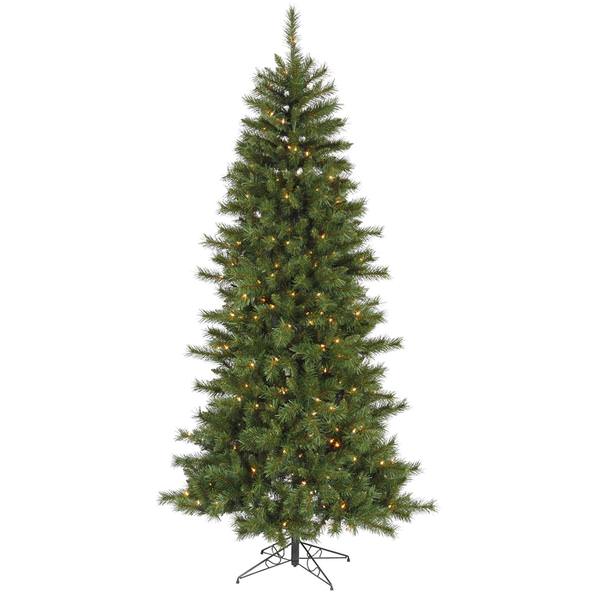 7' x 40" Artificial Newport Mixed Pine 350 Multi-Color Lights