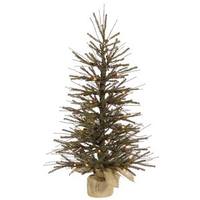 Vickerman 18" x 12" Artificial Vienna Twig 20 Clear Lights
