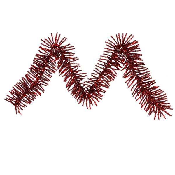 9' x 10" Artificial Red Mini Garland 50 Red Lights