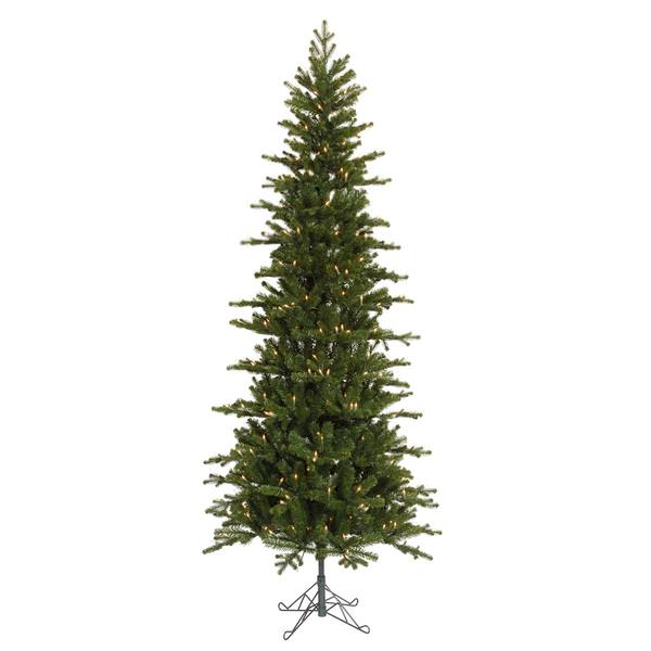 7' x 36" Artificial Jersey Frasier Fir Pencil 400 Clear Lights