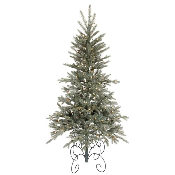 6' x 38" Artificial Blue Jersey Frasier 250 Clear Lights