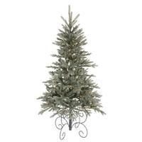 Vickerman 6' X 38" Artificial Blue Jersey Frasier 250 Multi-Color DuraLit Miniature Lights