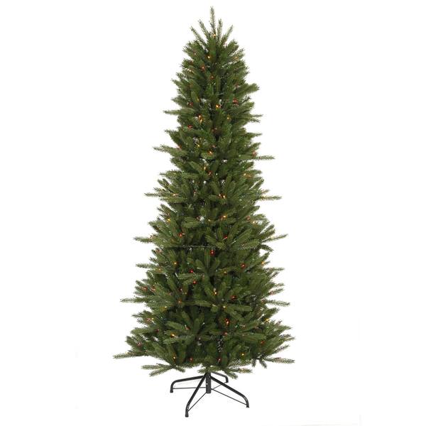 7.5' x 44" Artificial Vermont Frasier Fir Slim 550 Multi-Color Lights