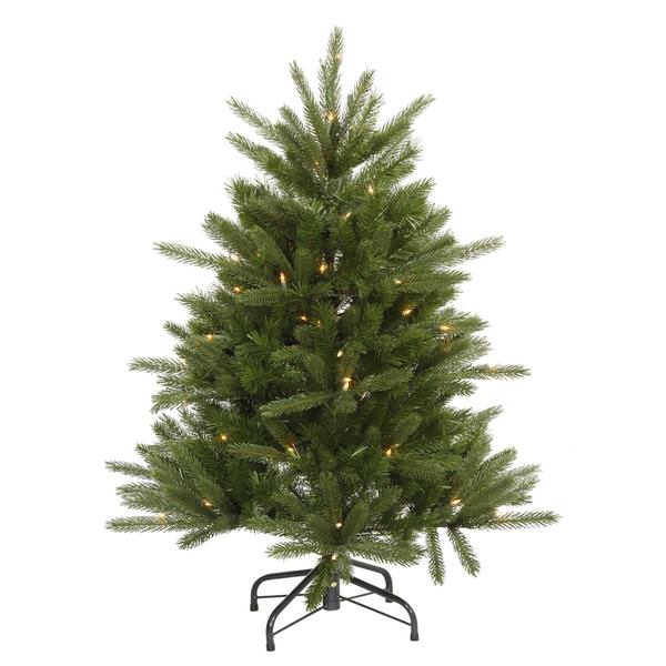 3.5' x 35" Artificial Vermont Frasier Fir 100 Clear Lights