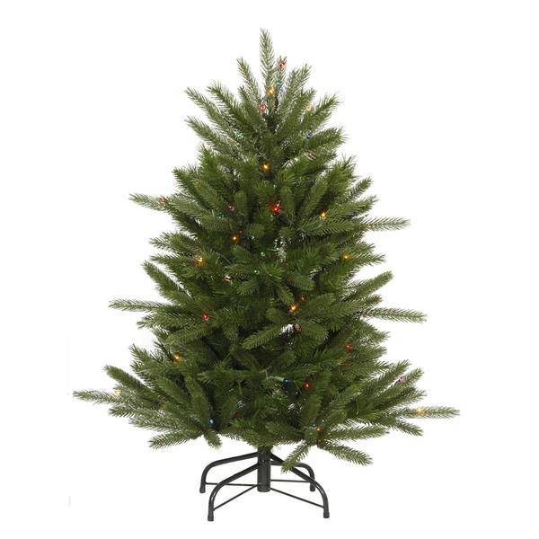 3.5' x 35" Artificial Vermont Frasier Fir 100 Multi-Color Lights