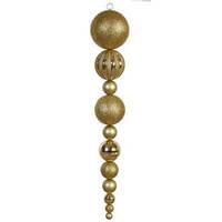 Vickerman 55" Gold Shiny Matte Ball Drop Ornament