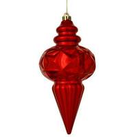 Vickerman 9.5" Red Shiny Calabash Ornament (3 pack)
